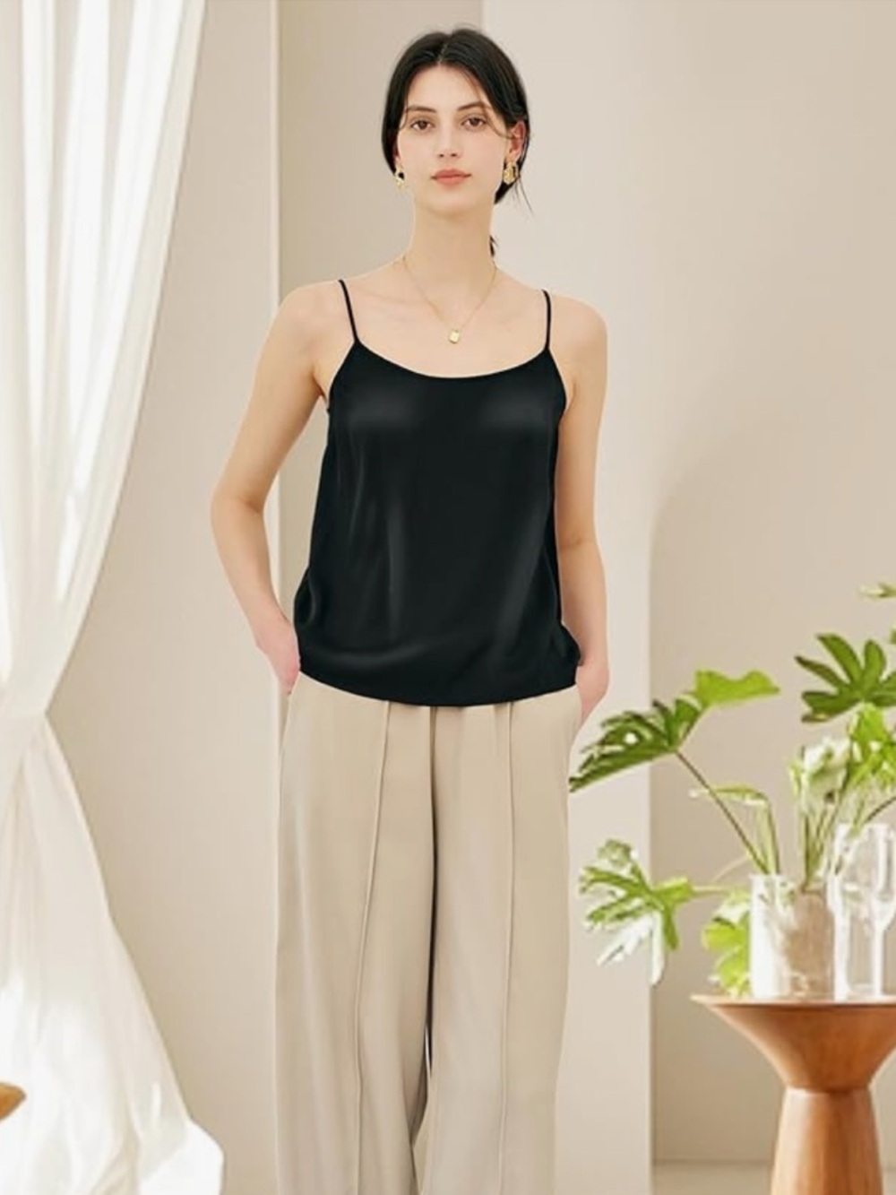NWT COLD POSH 19MM Mulberry Silk Camisole Top - Picture 3 of 7
